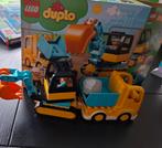 Duplo truck en graafmachine, Kinderen en Baby's, Speelgoed | Duplo en Lego, Ophalen, Zo goed als nieuw, Duplo