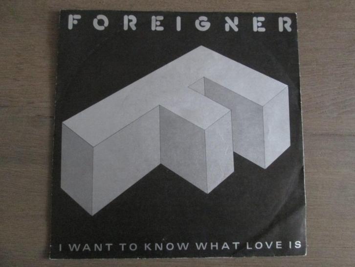 Foreigner - I Want To Know What Love Is / Street Thunder, Cd's en Dvd's, Vinyl Singles, Gebruikt, Single, Overige genres, 7 inch