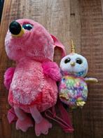 Knuffel Rugzak Flamingo & Eenhoorn van TY, Ophalen of Verzenden, Zo goed als nieuw, Overige typen