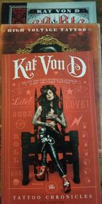 Kat von D tattoo boeken 3 stuks, Nieuw, Ophalen of Verzenden