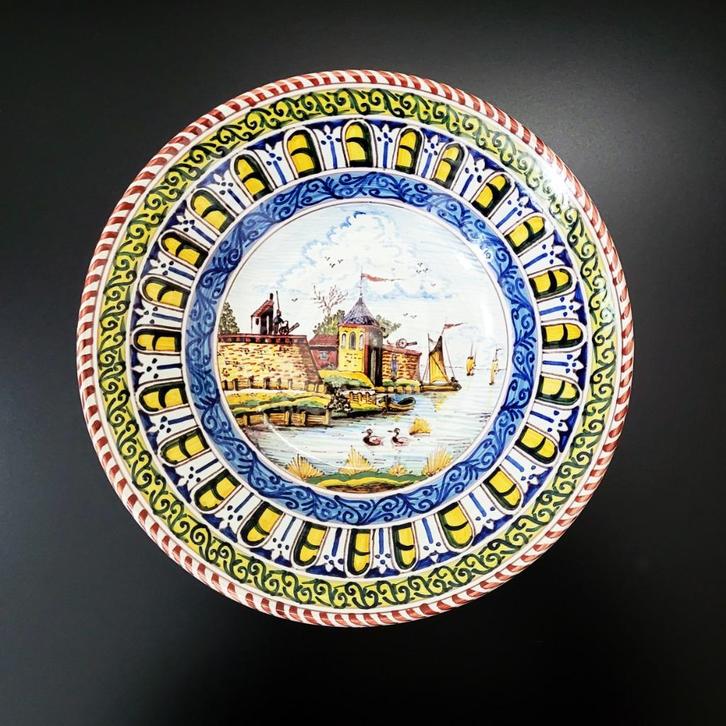 Diep bord Fries aardewerk, Antiek en Kunst, Antiek | Keramiek en Aardewerk, Ophalen of Verzenden