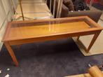 vintage sidetable,toonbanktafel,sierradentafel(500092), 100 tot 150 cm, Ophalen of Verzenden, Glas, 25 tot 50 cm