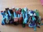 50 strengen borduur wol en wat gebruikte strengen, Hobby en Vrije tijd, Borduren en Borduurmachines, Ophalen of Verzenden, Nieuw