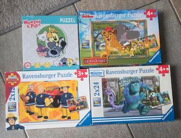 Puzzel Set - Wooezel & Pip, Lion Guard, Brandweerman Sam beschikbaar voor biedingen