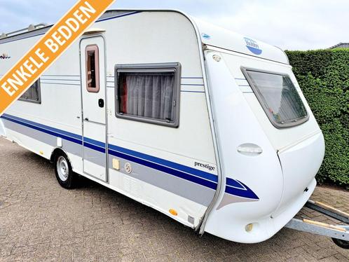 Hobby Prestige 560 Enkele bedden Schade!, Caravans en Kamperen, Caravans, Bedrijf, 1250 - 1500 kg, Hobby