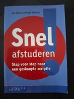 E. Feijen - Snel afstuderen!, E. Feijen; P. Trietsch, Ophalen of Verzenden, Zo goed als nieuw, Nederlands