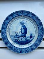 Delfsblauwe borden koningshuis Wilhelmina, Antiek en Kunst, Antiek | Wandborden en Tegels, Ophalen of Verzenden