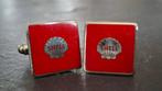 Shell manchetknopen vintage, Ophalen of Verzenden, Zo goed als nieuw, Overige materialen