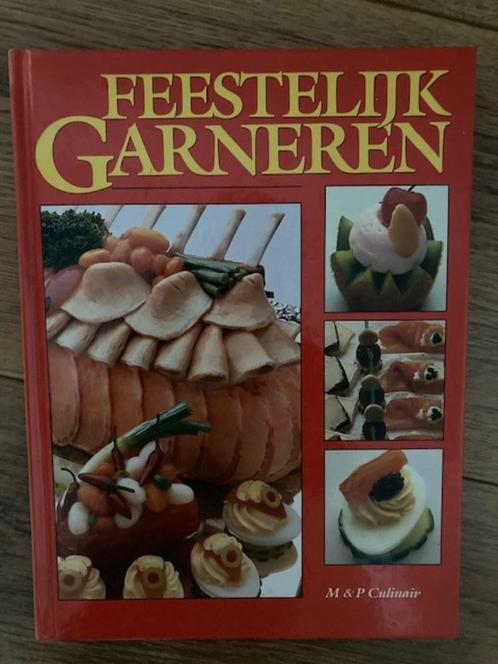 Feestelijk garneren. M & P Culinair, Boeken, Kookboeken, Zo goed als nieuw, Tapas, Hapjes en Dim Sum, Europa, Ophalen of Verzenden
