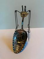 Zilveren brandewijn lepel, vrouw bij koe, Ophalen of Verzenden, Zilver