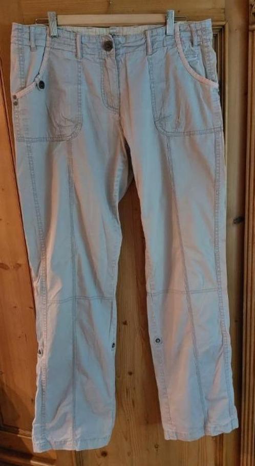 Lange dunne katoenen lichtgrijze St. Oliverbroek maat 38/40, Kleding | Dames, Spijkerbroeken en Jeans, Gedragen, W30 - W32 (confectie 38/40)