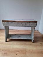 Oud Klompenbankje met Opbergruimte, Antiek en Kunst, Ophalen