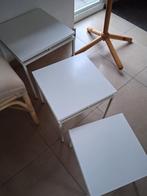 bijzettafeltjes, Ophalen, Minder dan 45 cm, Gebruikt, Vierkant