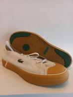 Lacoste gympen/sneakers wit linnen (maat 38), Wit, Ophalen of Verzenden, Lacoste, Sneakers of Gympen