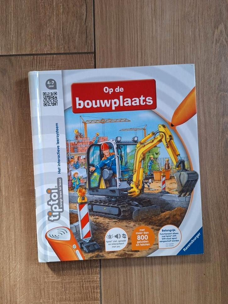 Tiptoi boek Op de bouwplaats, Kinderen en Baby's, Speelgoed | Educatief en Creatief, Zo goed als nieuw, Ophalen of Verzenden