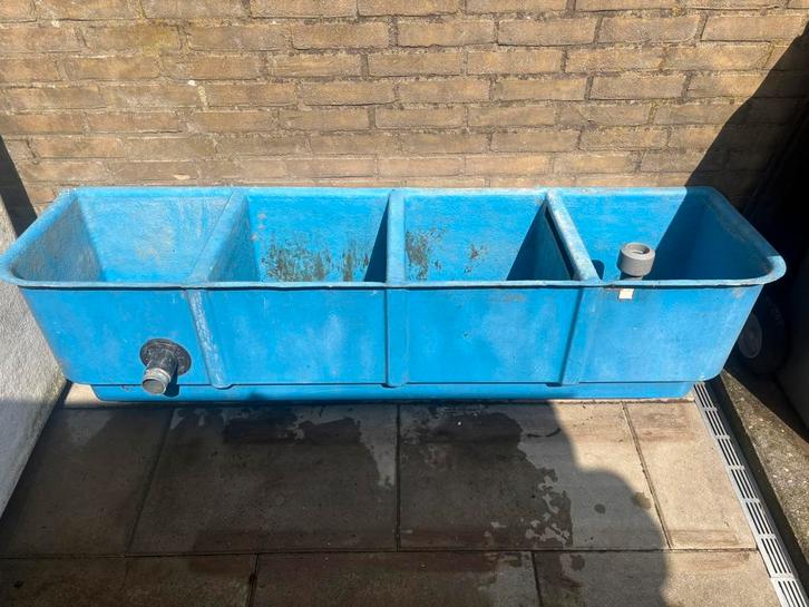 4 kamerfilter / vijverfilter 165x45x40cm spoelkranen bodem, Tuin en Terras, Vijver-toebehoren, Gebruikt, Vijverfilter, Ophalen