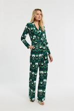 Studio Anneloes Mikki eyes flair jumpsuit groen travelstof L, Ophalen of Verzenden, Zo goed als nieuw, Maat 42/44 (L), Groen