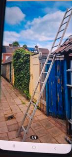 Te koop ladder, Doe-het-zelf en Verbouw, Ladders en Trappen, Ophalen, Gebruikt, Ladder, 4 meter of meer
