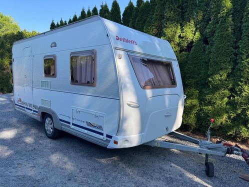 Dethleffs 450 Camper VASTBED RONDZIT VOORTENT LUIFEL UITBOUW, Caravans en Kamperen, Caravans, Bedrijf, tot en met 4, 750 - 1000 kg