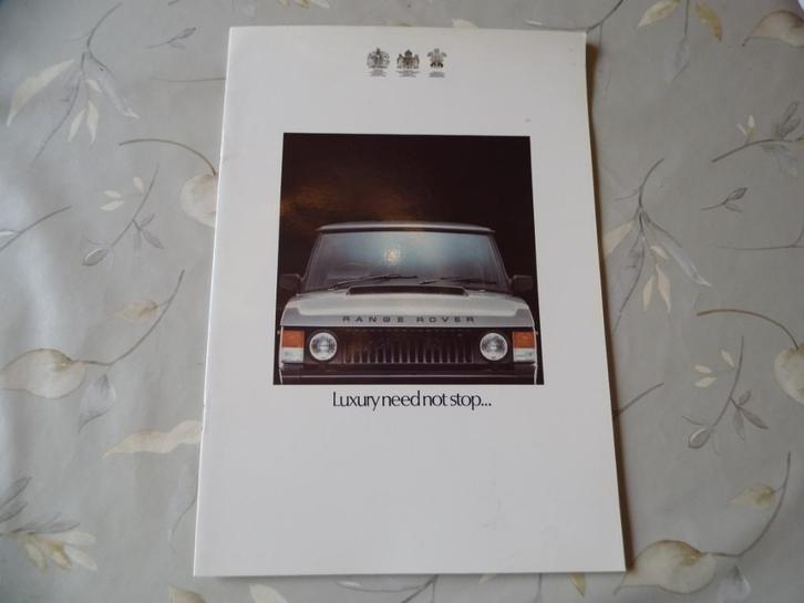 Range Rover, Boeken, Auto's | Folders en Tijdschriften, Zo goed als nieuw, Overige merken, Verzenden