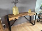 Side tafel/ klein bureau, Ophalen, Zo goed als nieuw, 25 tot 50 cm, Rechthoekig
