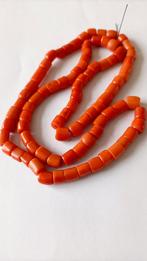 Oud fors snoer Bloedkoralen, Verzenden, Overige materialen, Ketting, Met edelsteen