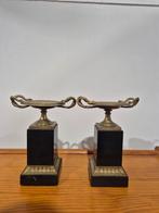 Een paar 19e eeuwse grand tour tazza slangen, Ophalen of Verzenden