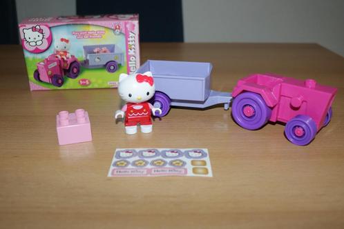 Hello Kitty tractor 8666 Unico / duplo / bouwstenen compleet, Kinderen en Baby's, Speelgoed | Bouwstenen, Zo goed als nieuw, Overige merken