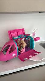 Barbie vliegtuig, Kinderen en Baby's, Speelgoed | Poppen, Ophalen of Verzenden, Zo goed als nieuw, Barbie