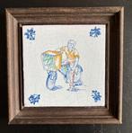 Oud Hollandse wandtegel uit Pottershuis 'De Swaen"., Ophalen of Verzenden