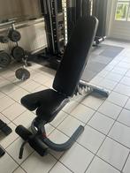 Verstelbare fitnessbank, Sport en Fitness, Ophalen, Zo goed als nieuw, Fitnessbank