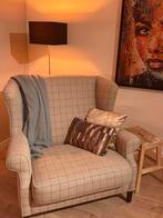 Klassieke fauteuil / wingback stoel, Huis en Inrichting, Fauteuils, Ophalen, Zo goed als nieuw, Stof