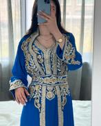 Elegante Marineblauwe Takchita met Gouden Borduursel, Ophalen of Verzenden, Zo goed als nieuw, Maat 38/40 (M), Overige typen
