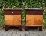 Vintage/Art Deco/Frans /Nachtkastje/Slaapkamergemak, Ophalen of Verzenden