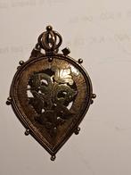 Antieke Noorse Bunad broche, 4 tot 7 cm, Ophalen of Verzenden, Zo goed als nieuw, Zilver