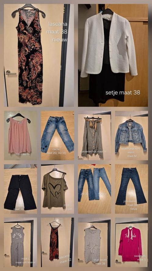 Kledingpakket dames maat 38/40, Kleding | Dames, Dames-kledingpakketten, Zo goed als nieuw, Maat 38/40 (M), Ophalen of Verzenden