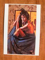 Nico Vrielink - Vrouwelijk Portret, Ophalen of Verzenden, 1980 tot heden, Ongelopen, Overige thema's