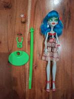 Monster High Skull Shores Ghoulia, Ophalen of Verzenden, Zo goed als nieuw, Fashion Doll