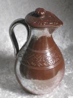 Franse Gres Steengoed Brocante Deksel Kan, Ophalen