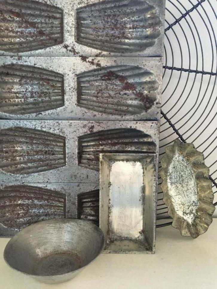 Antieke bakvormpjes Frans, Antiek en Kunst, Curiosa en Brocante, Ophalen of Verzenden