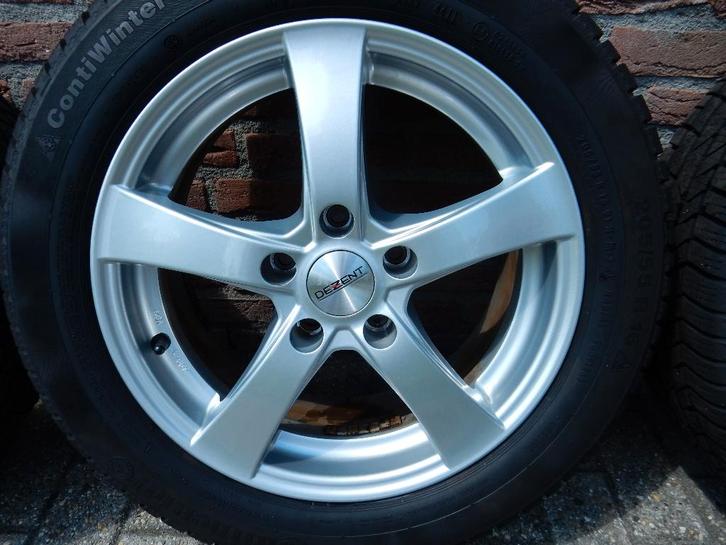DEZENT Lichtmetalen velgen + Winterbanden, Auto-onderdelen, Banden en Velgen, Banden en Velgen, Winterbanden, 16 inch, 205 mm