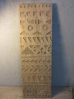 Houtsnijwerk houten plank wanddecoratie, Ophalen of Verzenden, Gebruikt