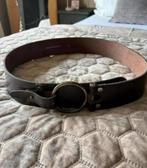 Josephine & Co mooie bruine leren brede riem 95 cm ZGAN, Kleding | Dames, Riemen en Ceinturen, Josephine & Co, Echt leder, Ophalen of Verzenden