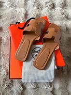 Hermes Oran Sandalen Camel Brown, Bruin, Nieuw, Hermes, Sandalen of Muiltjes