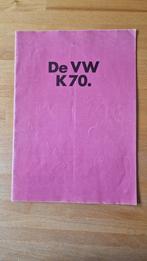 Folder Volkswagen K70, Ophalen of Verzenden, Gelezen, Volkswagen