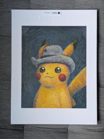 [SEALED] Pokemon van Gogh Pikachu Art Print -Van Gogh Museum beschikbaar voor biedingen