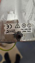 Ikea V9503 Wandlamp, Ophalen, Gebruikt, Glas, Vintage