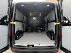 Ford Transit Custom 2.0TDCI 170PK Lang Limited / Automaat /, Auto's, Stof, 4 cilinders, 2800 kg, Zwart