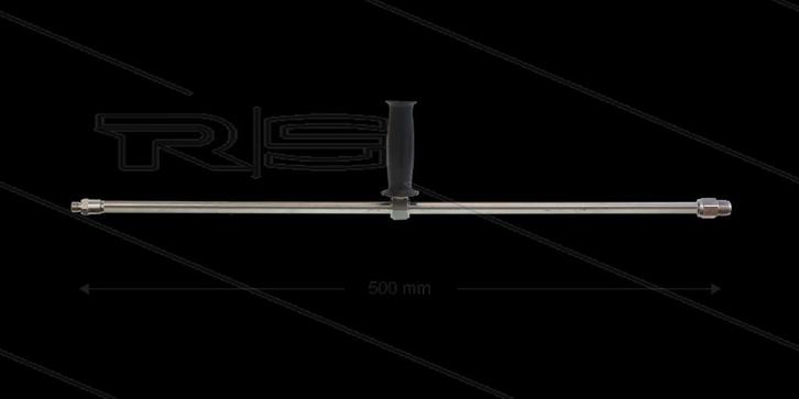 RVS Hogedruk Lans 500mm Met Verstelbare Grip, Auto diversen, Overige Auto diversen, Verzenden