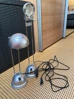 2 metalen bureau lampen, Ophalen of Verzenden, Zo goed als nieuw, Minder dan 50 cm